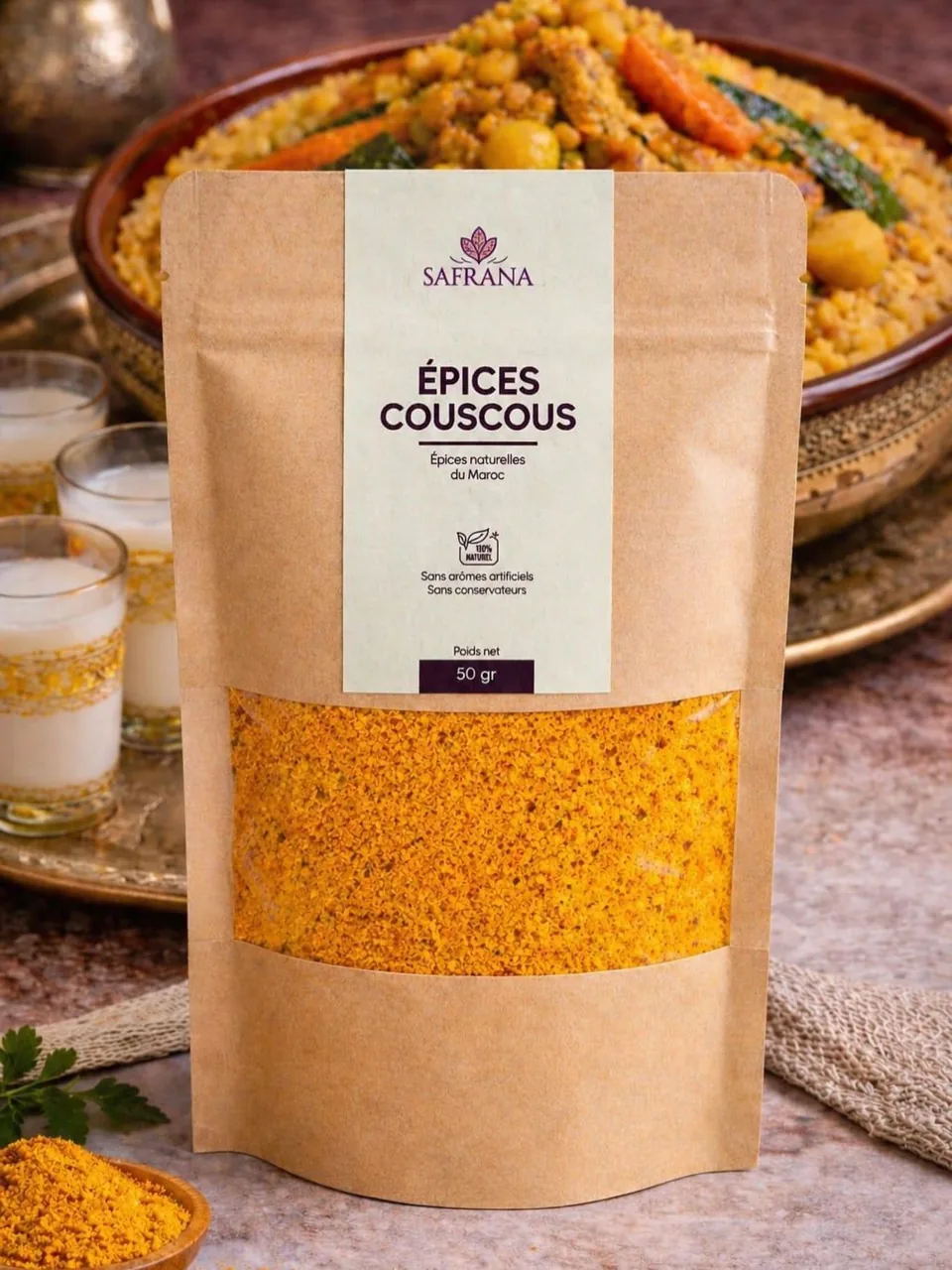 Couscous royal aux épices Safrana